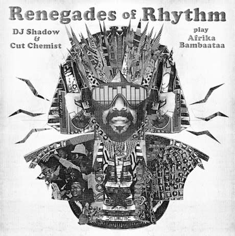 Afrika Bambaataa 直筆サイン入 レコード Cut Chemist DJ Shadow and Cut Chemist Take Afrika Bambaataa's Record