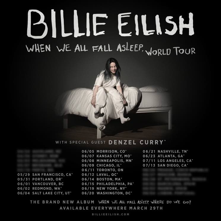 Billie Eilish Maps Out North American 