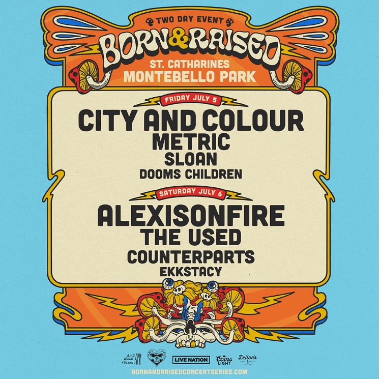 Alexisonfire and City and Colour's Born & Raised Festival Returns with