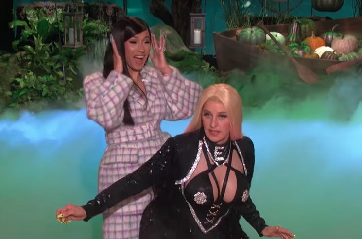 Ellen Dressed Up as Cardi B in 'Hustlers' for Halloween │ Exclaim!