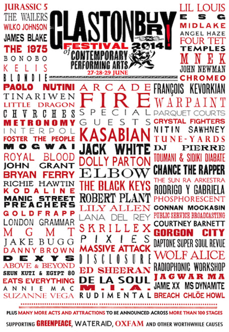 Glastonbury Unveils 2015 Lineup │ Exclaim!