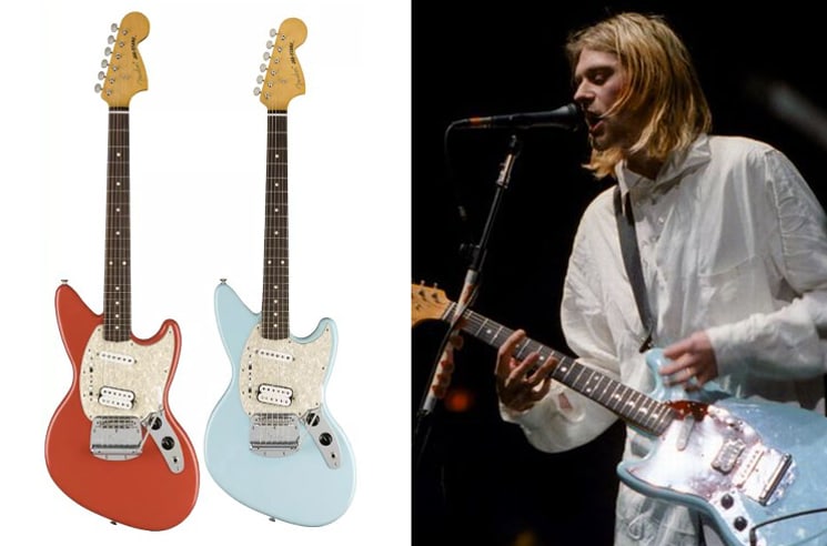 ギター fender jag stang kurt cobain nirvana Fender Launches Kurt Cobain Jag-Stang to Mark 30 Years of