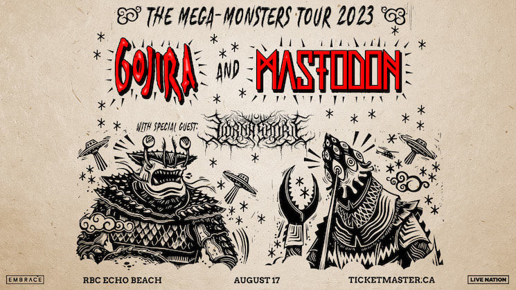 gojira tour 2023 canada