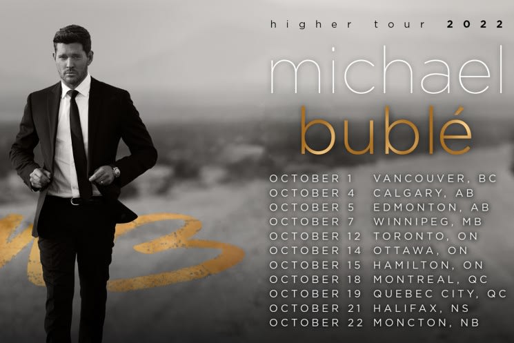michael buble tour dates canada