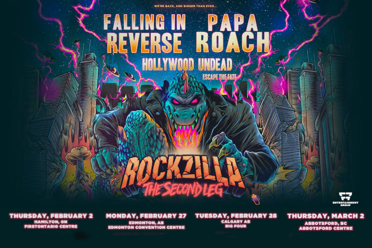 Papa Roach and Falling in Reverse Announce Second Leg of Rockzilla ...