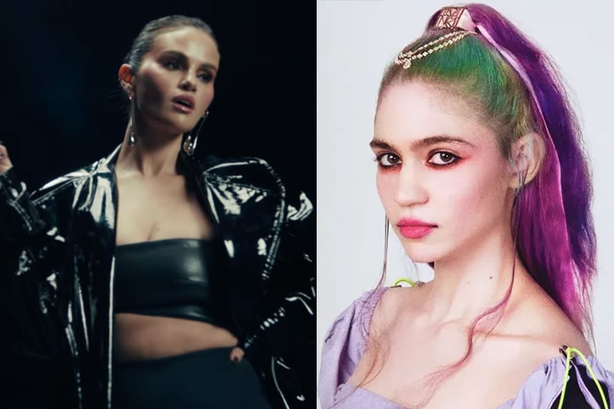 Grimes Threatens to Leave the Internet over Viral Post Body Shaming