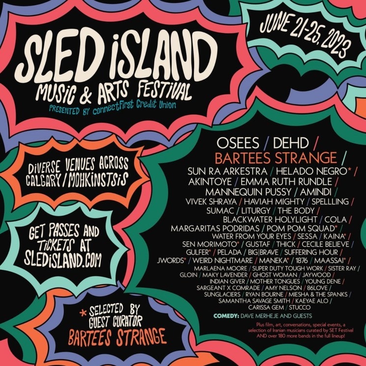 Sled Island Unveils Full 2023 Lineup with Weird Nightmare