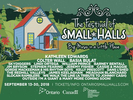 Ontario's Festival of Small Halls Announces 2018 Lineup │ Exclaim!