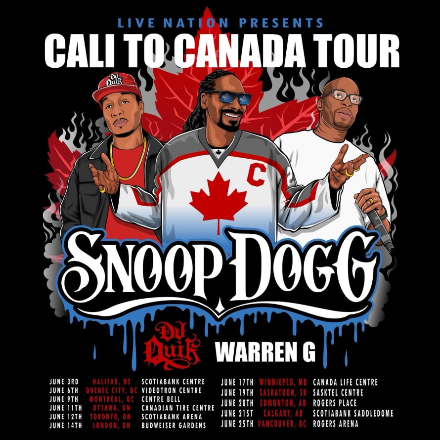 snoop dogg tour canada