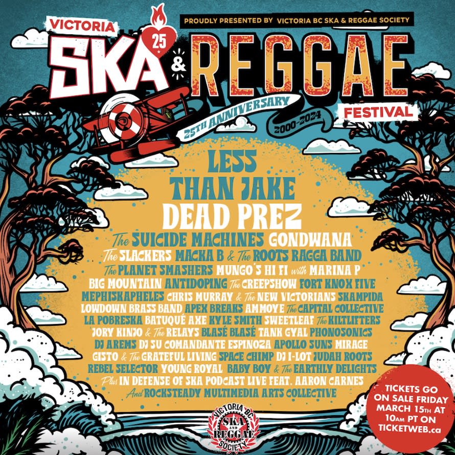 Victoria Ska & Reggae Festival Announces 2024 Lineup with Less Than