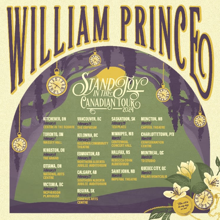 william prince tour canada