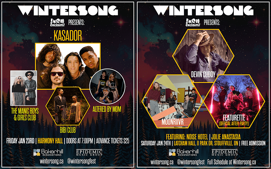 Bibi Club, Devin Cuddy, Altered by Mom, MOONRIIVR Lead Wintersong