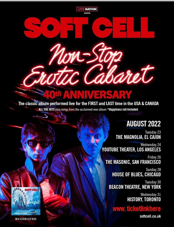 soft cell tour dates 2022