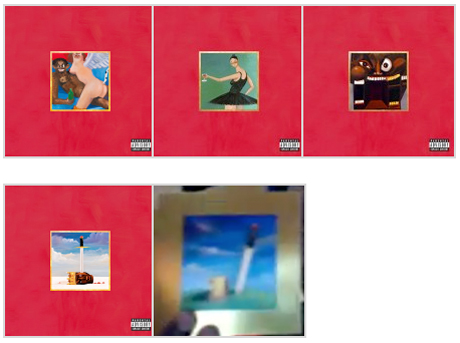 what is the blurred image on kanye's album - Ilustrasi 2