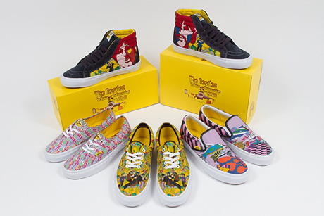 Vans Slip Vans Sk8 Hi Beatles Footwear The Beatles Vans Limited