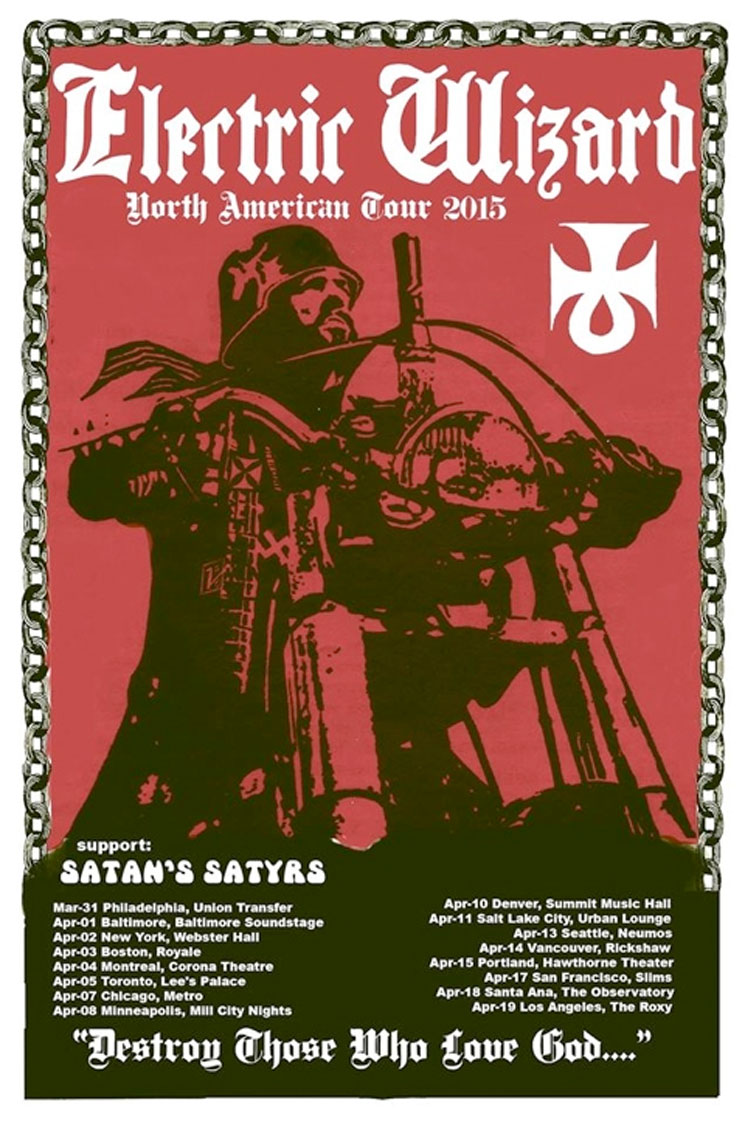 Electric Wizard Announce 'Time to Die' North American Tour - Vimarsana News