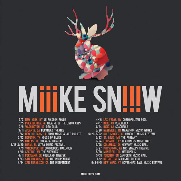 Miike Snow Announce North American Tour, Premiere "Genghis Khan" Video