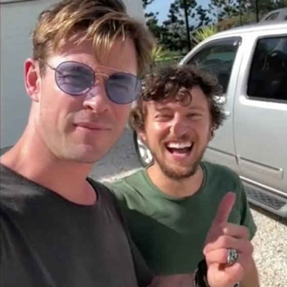 Chris Hemsworth Picks Up Australian Hitchhiker Gives Him Helicopter Ride Exclaim