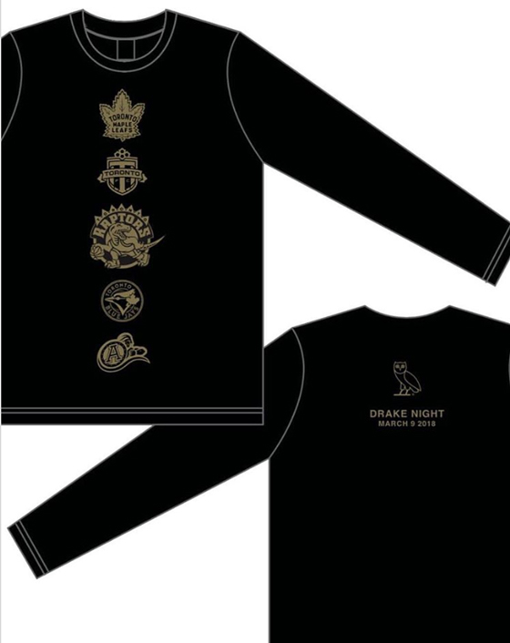 Toronto Raptors Drake Merch Drake Previews New