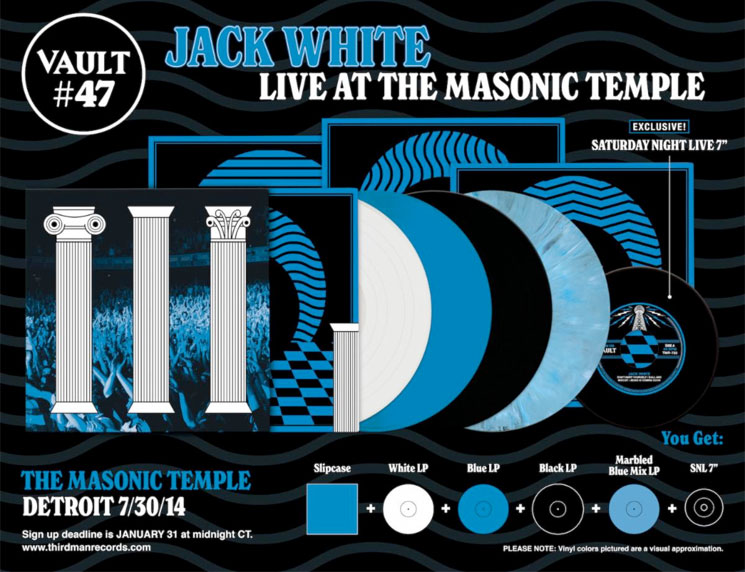 Jack White Announces New 4-LP Live Album and 