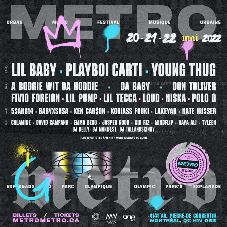 Montreal's Festival Metro Metro Gets Lil Baby, Playboi Carti, Young
