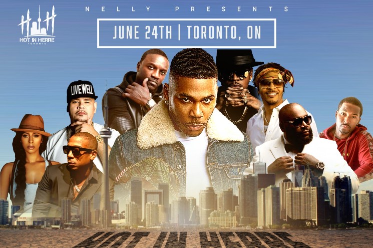 Nelly Gets Rick Ross, Akon, T.I. for Toronto's Inaugural Hot