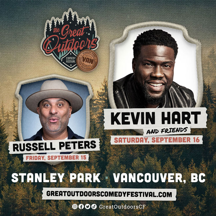 Kevin Hart and Russell Peters Headline Vancouver's Great Outdoors
