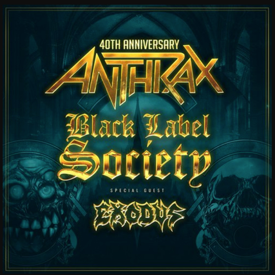 Anthrax, Black Label Society & Exodus Hit Western Canada on 2023