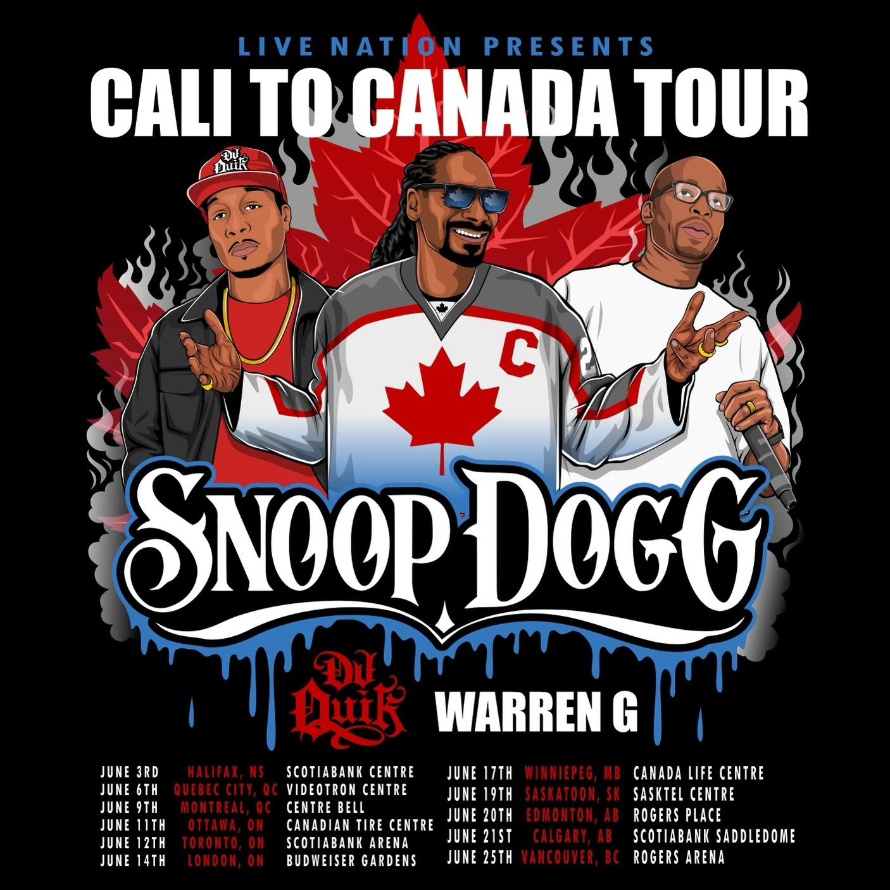 Snoop Dogg Drops 2024 Canadian Tour Dates Like They're Hot │ Exclaim!