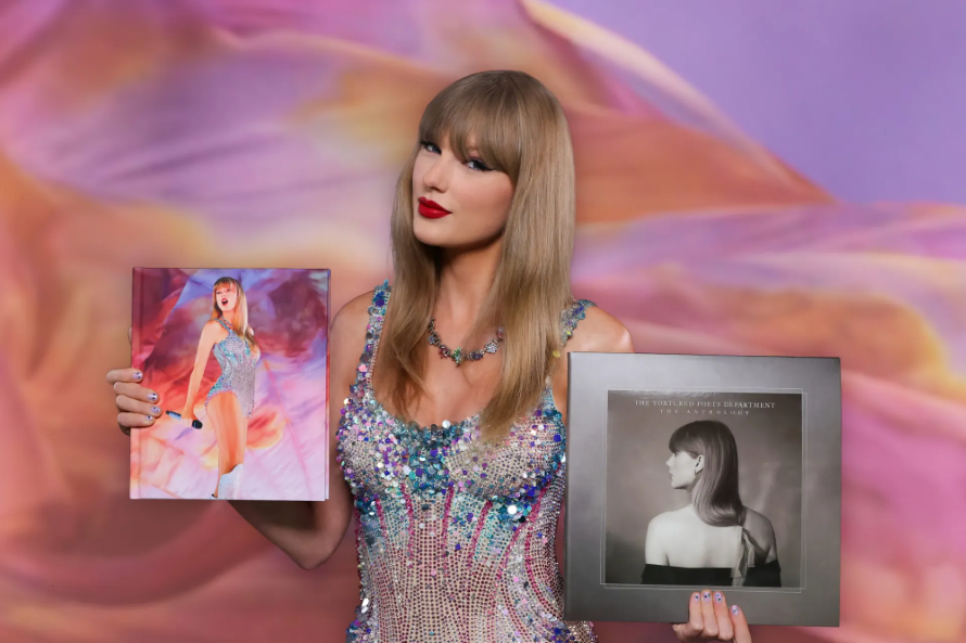 Taylor swift announces eras tour book tortured poets department