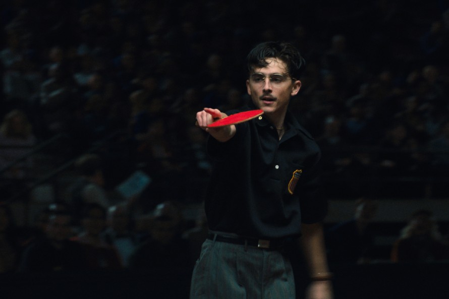 Timothée Chalamet Got Spanked With a Real Ping Pong Paddle in 'Marty