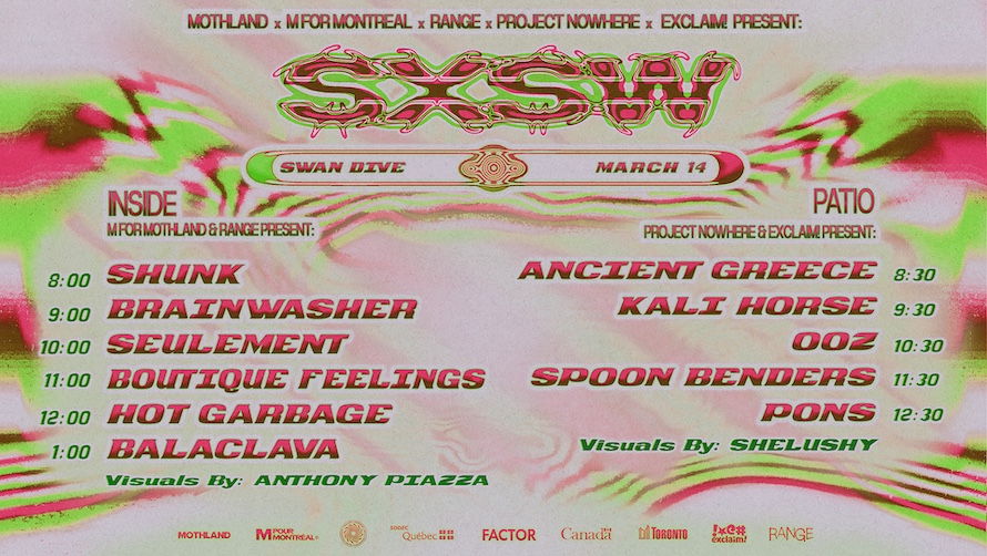 M for Mothland and Project Nowhere Unveil SXSW Showcase Lineup with Hot Garbage, Kali Horse, Shunk │ Exclaim!