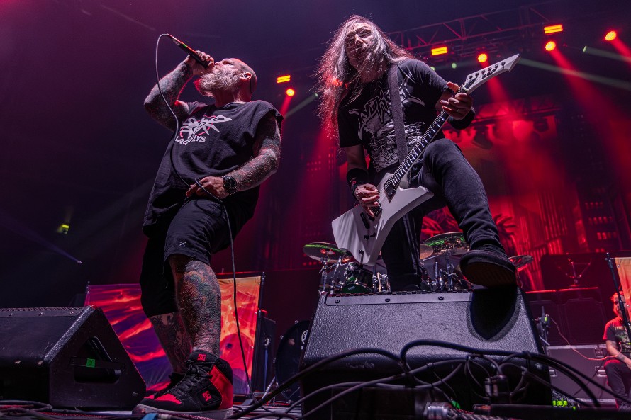 Exodus Performing Live in Edmonton