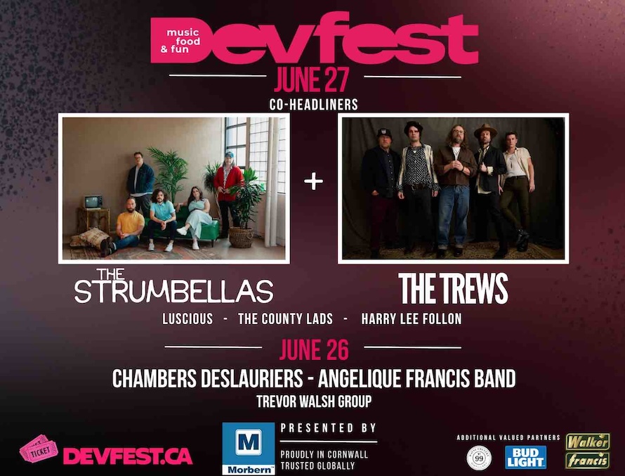 Cornwall, ON's DevFest Expands in Second Year with the Trews, the Strumbellas │ Exclaim!