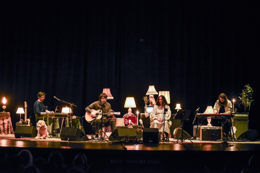 Brennan Wedl and artists during the finale